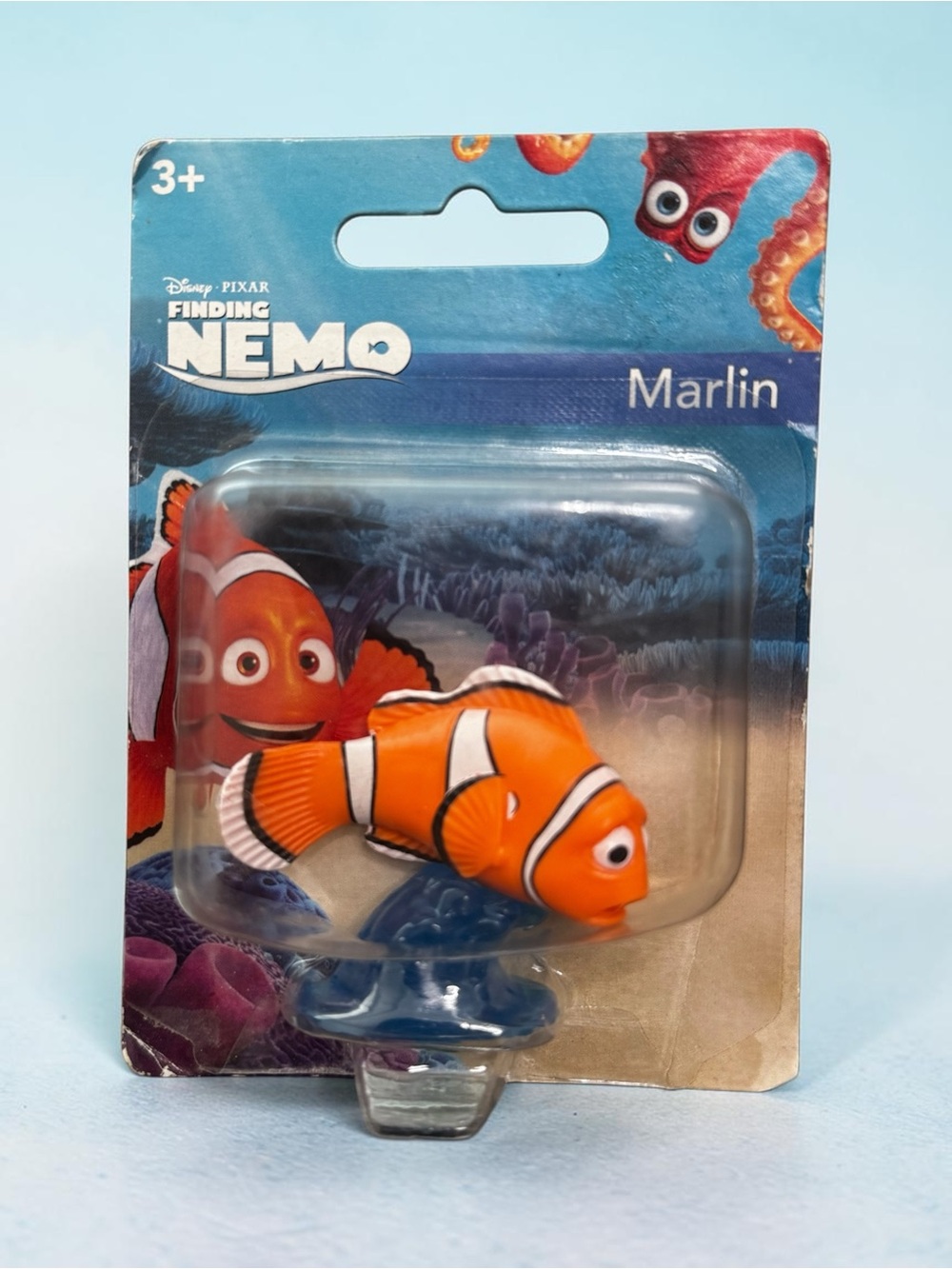 Mattel Pixar Finding Nemo Marlin Micro Collection Figure Cake Topper 1.5” NEW